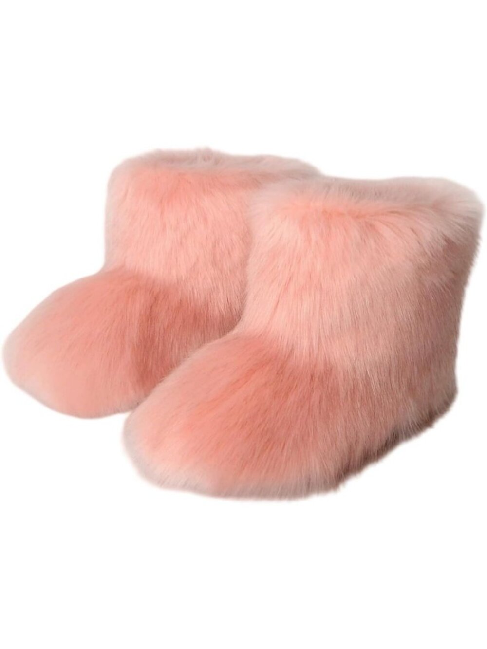 Cozy Fluffy Winter Snow Boots for Girls | Warm Faux Fur Outdoor Footwear
